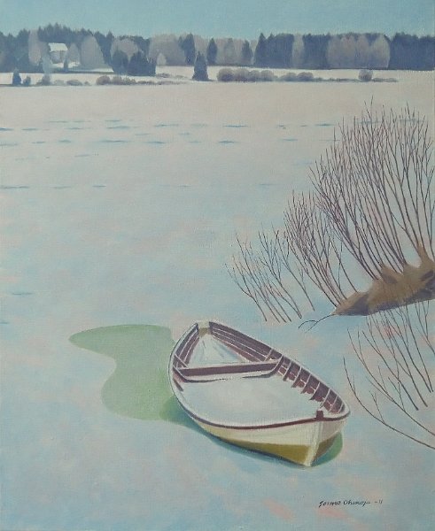 11rantautunut.JPG - Rantautunut 55x45, 2011