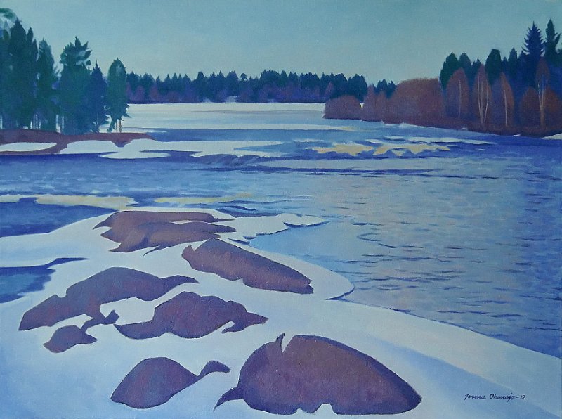 12koiteli.JPG - Koitelinkoskelta 60x80, 2012