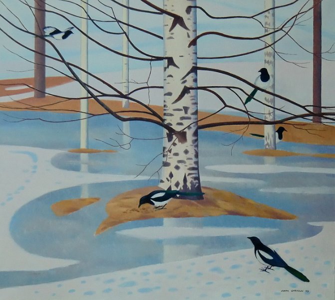 17kesaaodotellessa.JPG - Kesää odotellessa  75x76, 1993