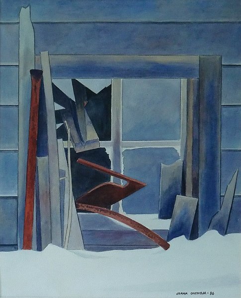 hylattytupa.JPG - Hylätty tupa 43x35, 1986