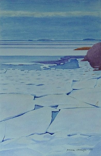 railot.JPG - Railot Hietasaaressa 41x27, 2011